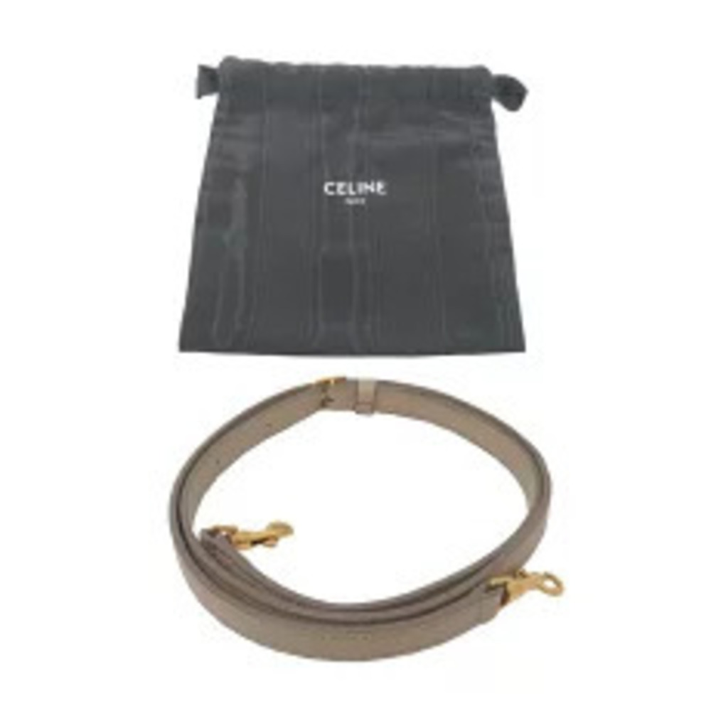Celine Pico Belt Bag Handbag Leather Beige - Picture 9 of 10